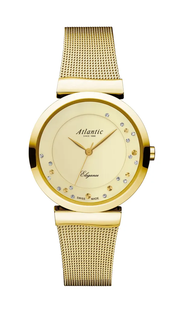 atlantic-watch-elegance-romantic-quarzuhr-gelbgold-pvd image 1