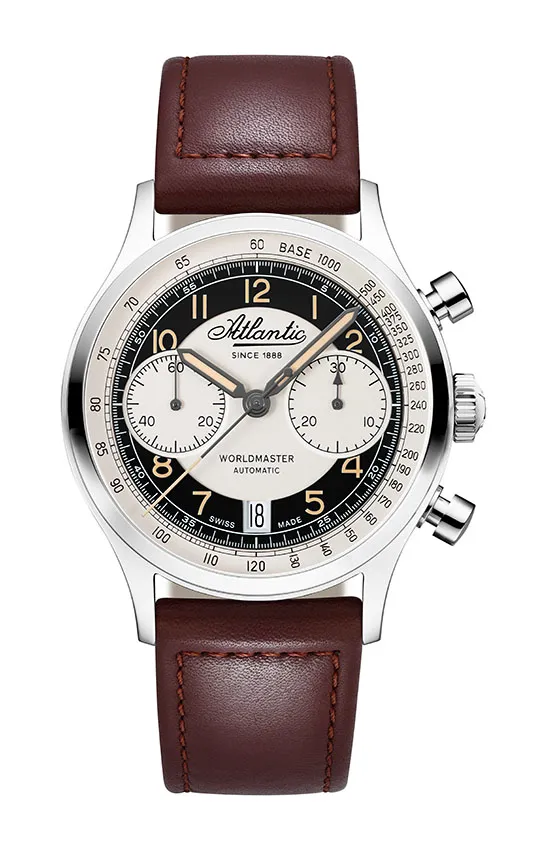 atlantic-watch-worldmaster-bicompax-chronograph-dual-color-leder image 1