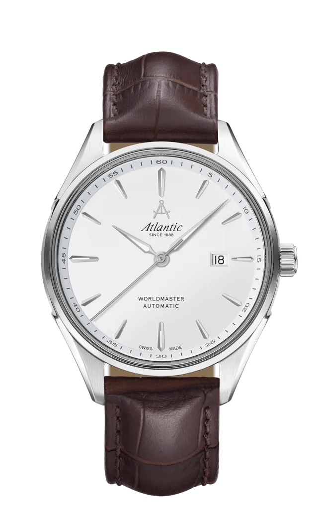 atlantic-watch-worldmaster-1888-automatic-herrenuhr-silber-dial image 1