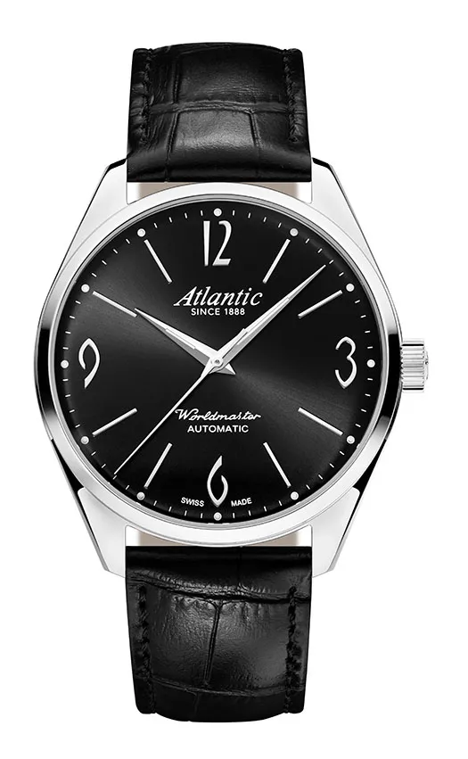 atlantic-watch-worldmaster-art-d-co-automatic-herren-armbanduhr-schwarz-leder image 1