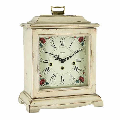 hermle-22915-v60340-tischuhr-mechanisch-floral-off-white image 4