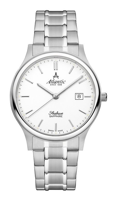atlantic-watch-seabase-herrenuhr-wei-es-zifferblatt-stahl image 1