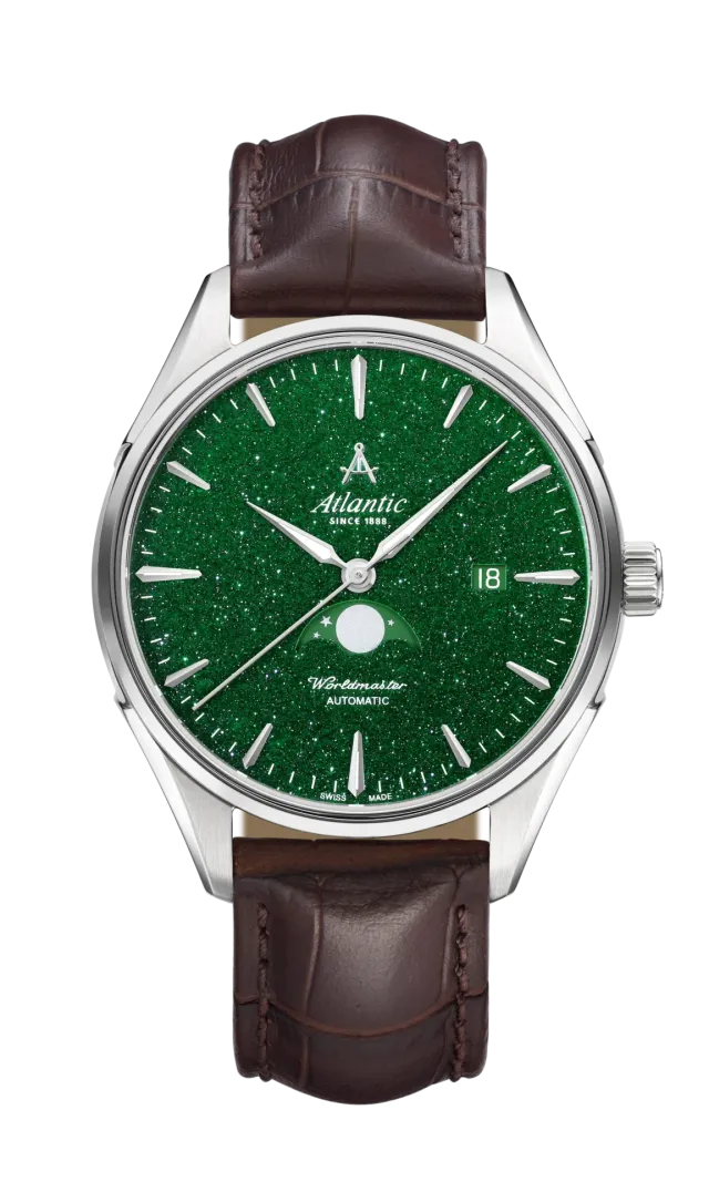 atlantic-watch-worldmaster-mondphase-herrenuhr-gr-n-aventurin-stahl-leder image 1
