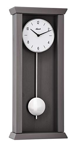 hermle-71002-u82200-pendelwanduhr-quarz-barista-grau-57-cm image 2