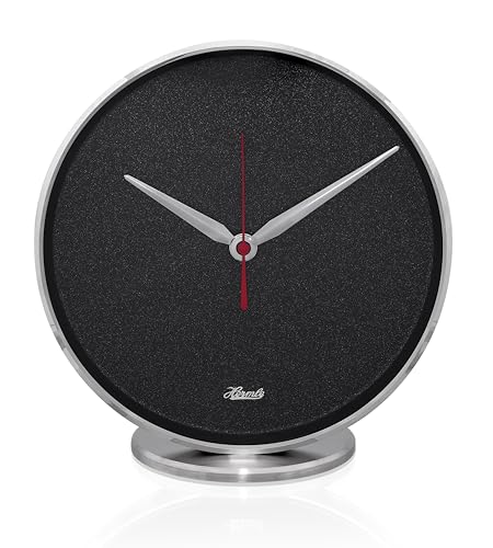 hermle-tischuhr-dallas-silber-quarz-19cm-23071-002100 image 2