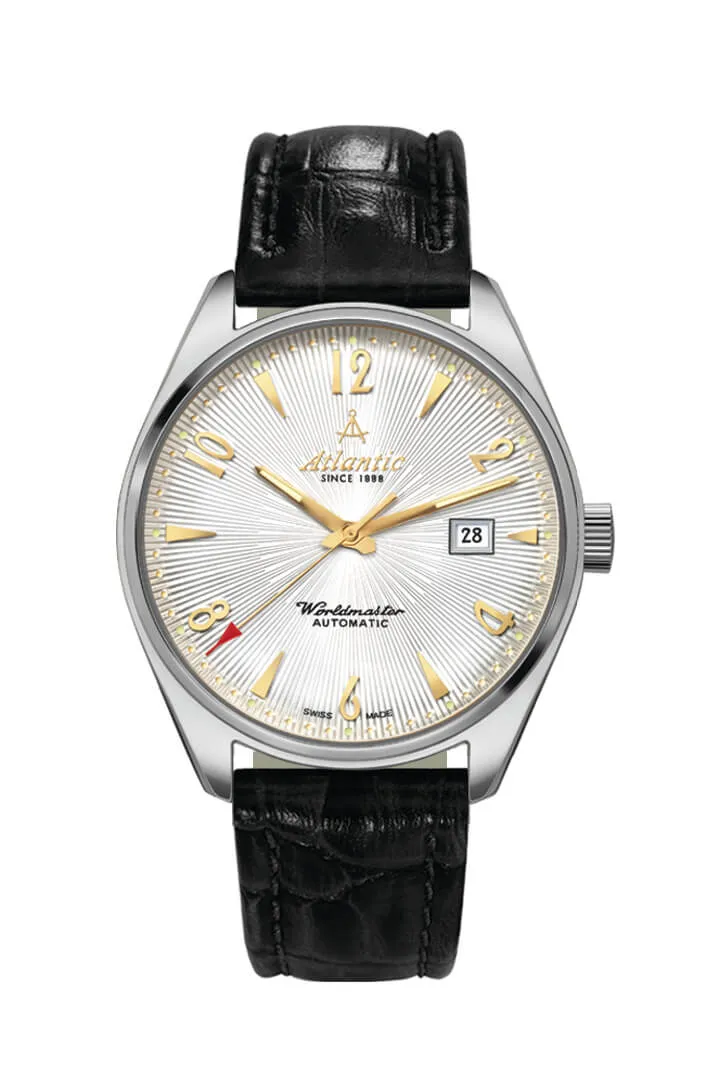 atlantic-watch-worldmaster-art-d-co-automatic-herrenuhr-silber-bicolor image 1