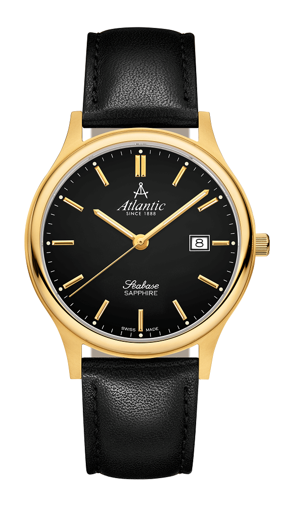 atlantic-watch-seabase-herrenuhr-schwarzes-zifferblatt-pvd image 1