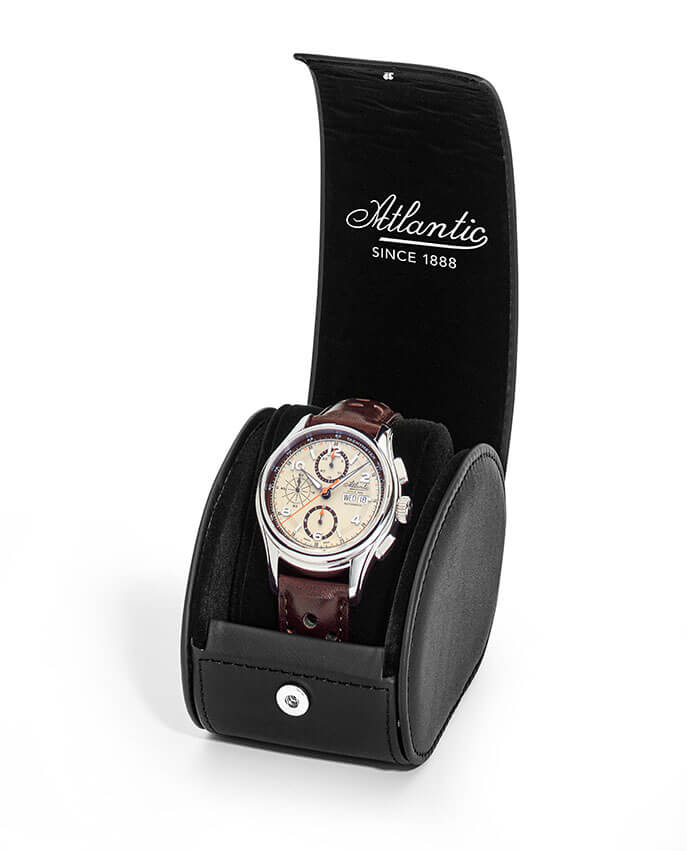 atlantic-watch-worldmaster-prestige-valjoux-chronograph-herrenuhr-creme-edelstah image 3