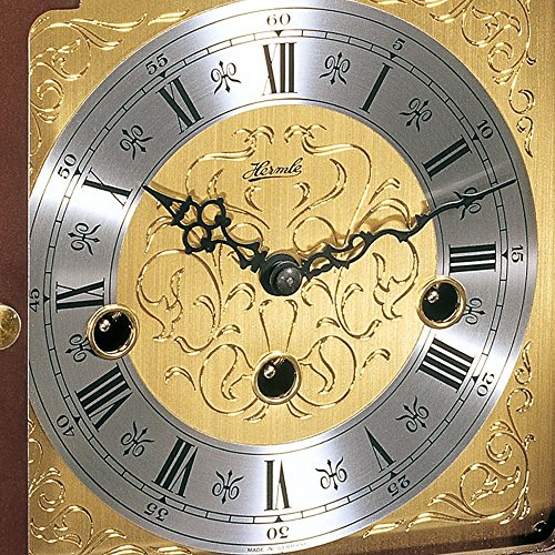 hermle-22511-030340-exklusive-tischuhr-braun-holz-westminster-8-tage image 4
