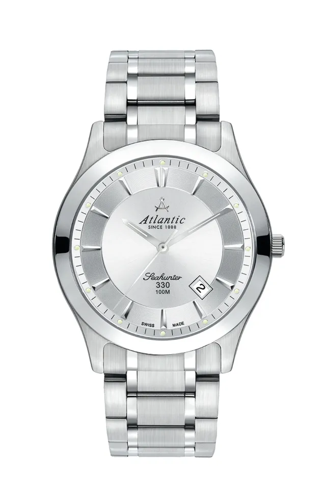 atlantic-watch-seahunter-330-silver-steel-taucheruhr image 1