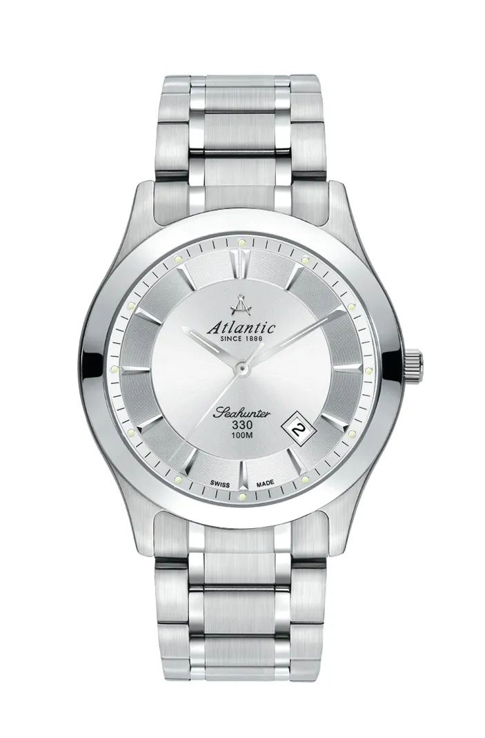 atlantic-watch-seahunter-330-silver-steel-taucheruhr image 1