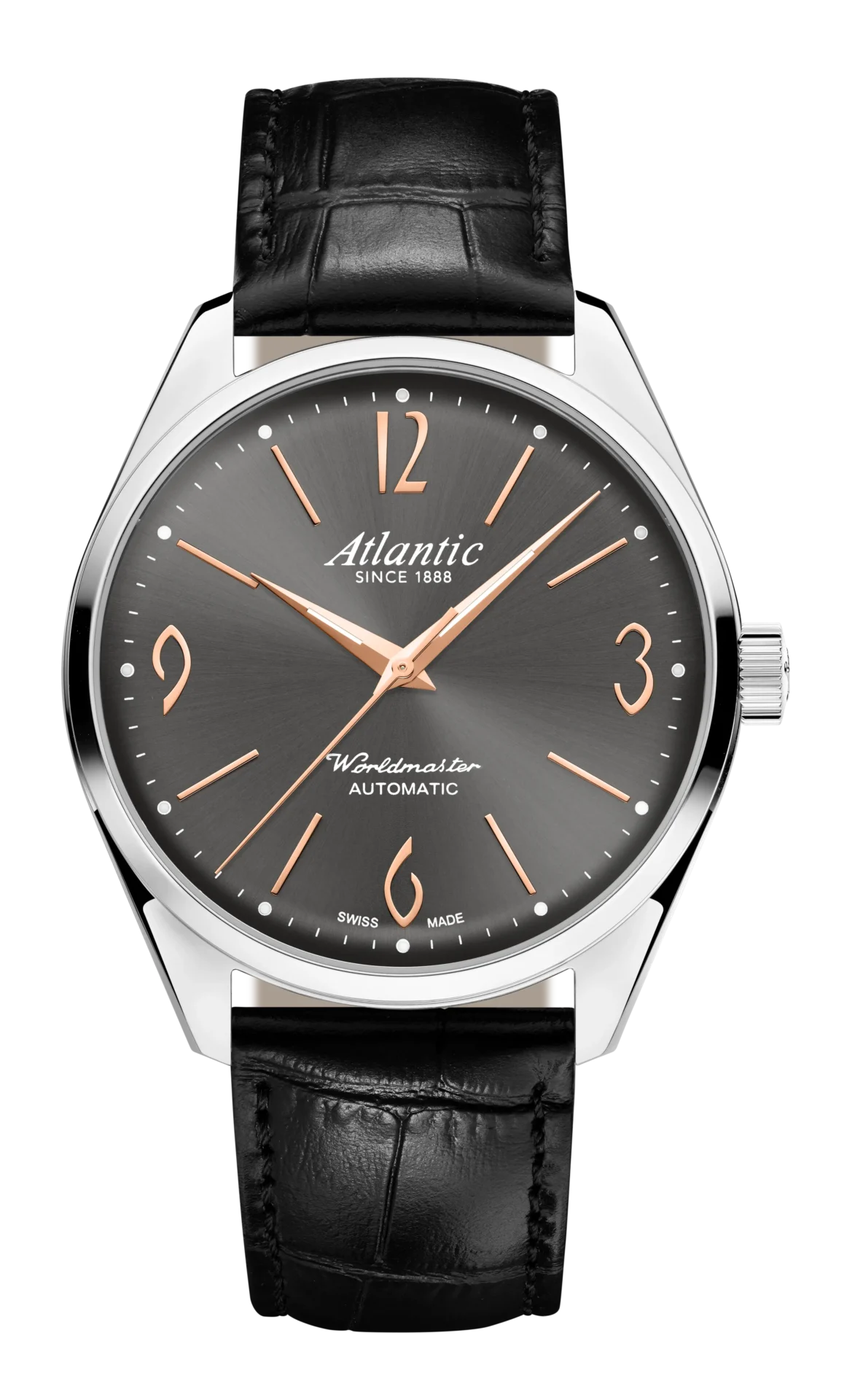 atlantic-watch-worldmaster-art-d-co-automatic-herrenuhr-40mm-anthrazit image 1