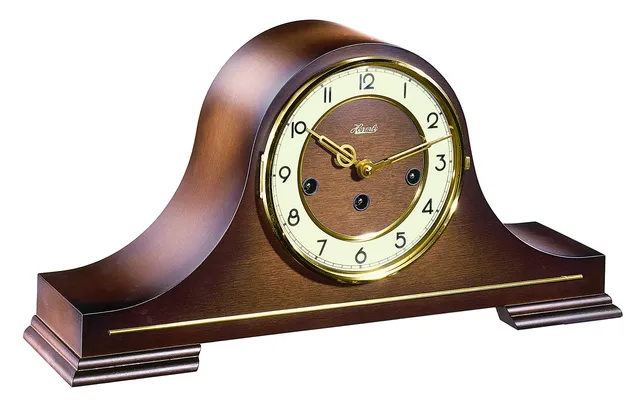 hermle-stepney-21092030340-mechanische-tambour-kaminuhr-walnuss image 1