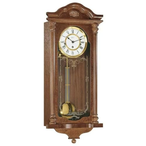 hermle-wanduhr-mahagoni-67cm-mechanisch-westminster-pendel image 4