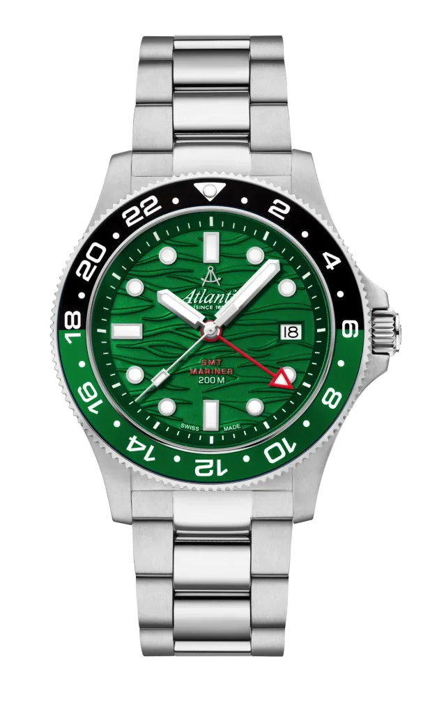 atlantic-watch-mariner-wave-quartz-gmt-herrenuhr-gr-n-42-mm image 1