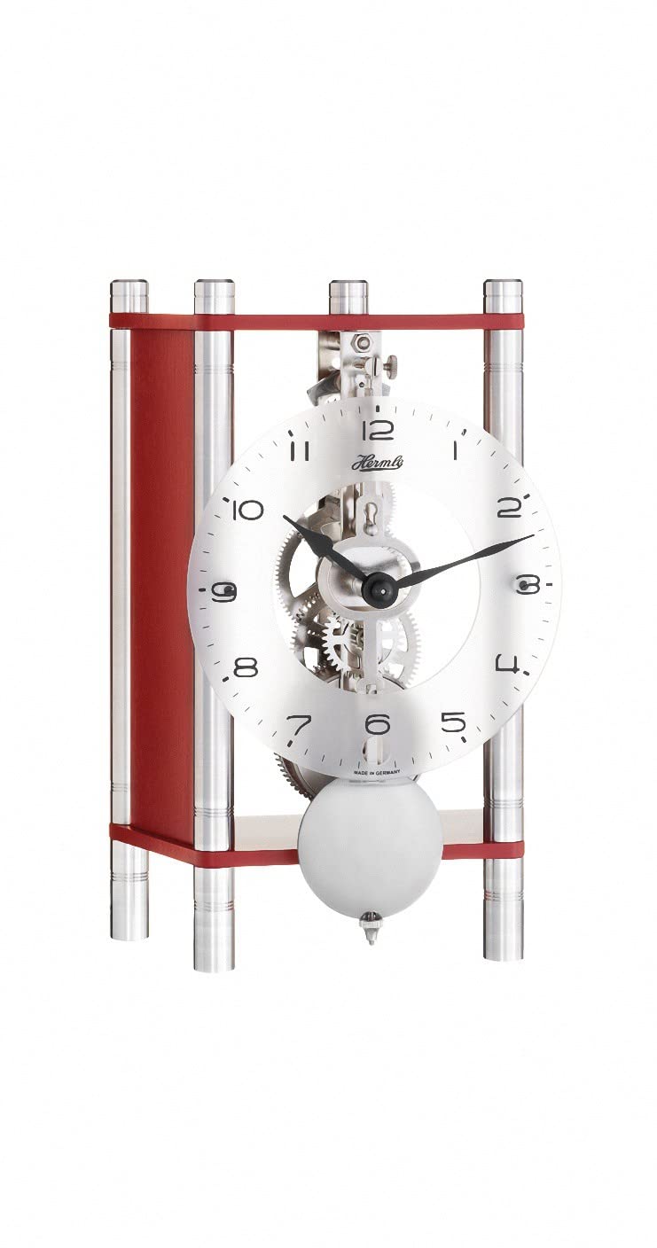 hermle-23036-360721-skelett-tischuhr-trapez-rot-8-tage image 1