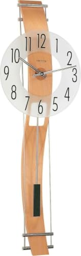 hermle-70644-382200-pendelwanduhr-quarz-buche-mit-glaszifferblatt image 6