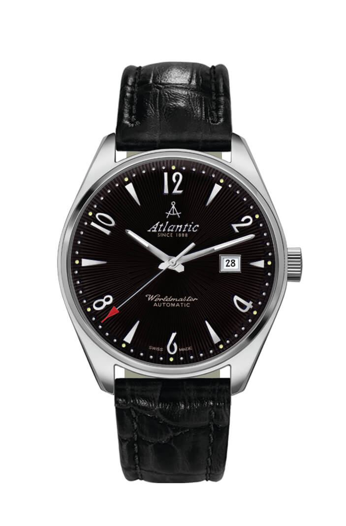 atlantic-watch-worldmaster-art-deco-automatik-schwarzes-zifferblatt image 1