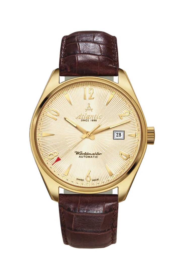 atlantic-watch-worldmaster-art-d-co-automatic-herrenuhr-champagne-automatik image 1