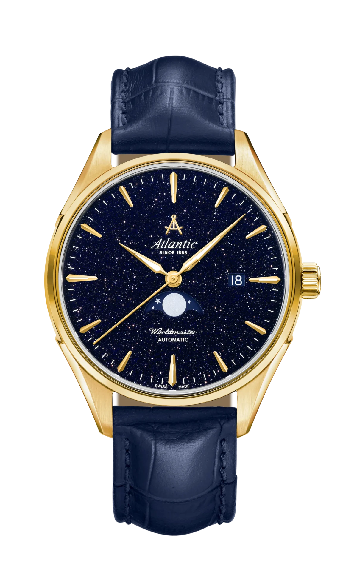 atlantic-watch-worldmaster-nightsky-mondphase-herrenuhr-gelbgold-pvd-blaues-aven image 1