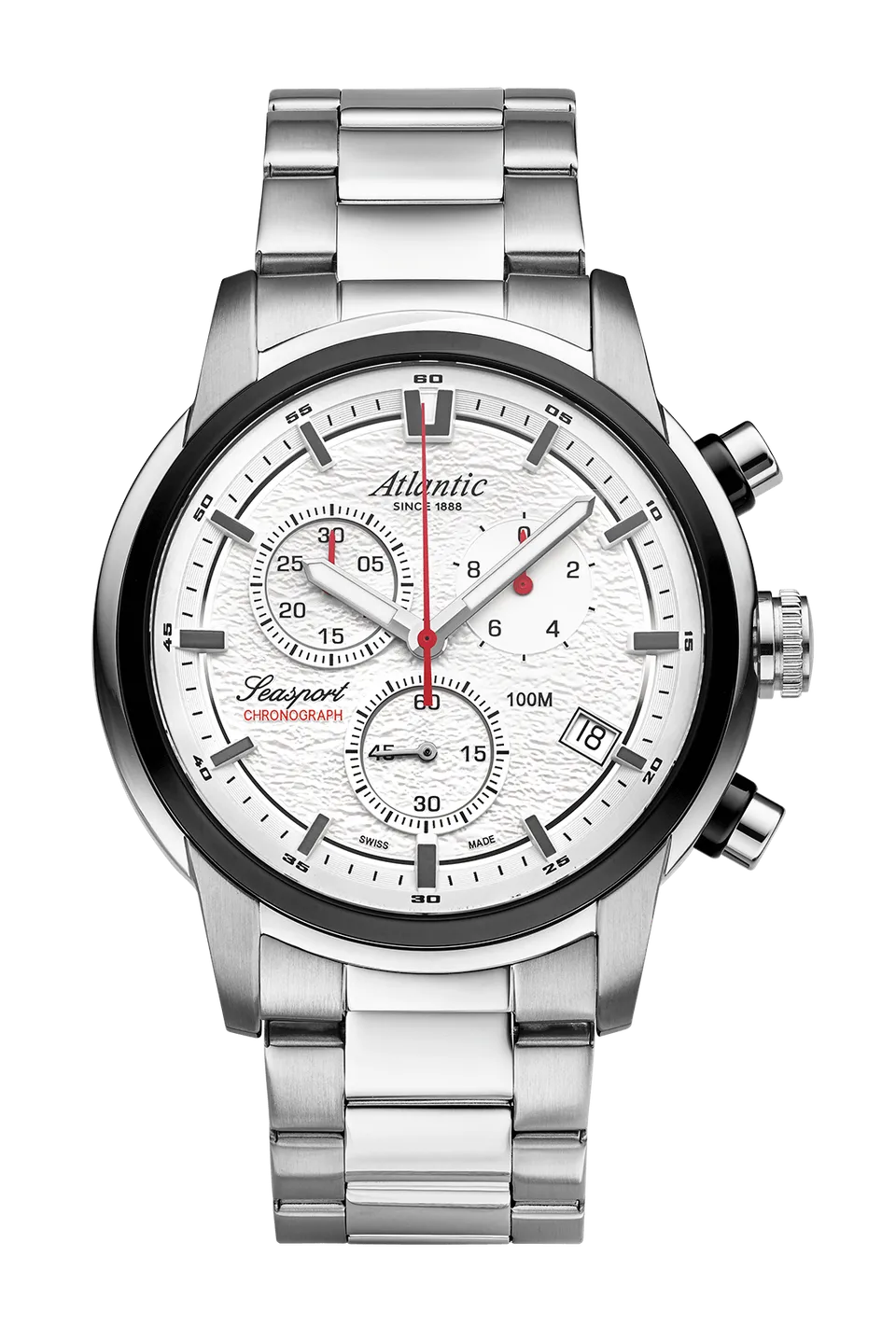 atlantic-watch-seasport-chronograph-white-steel-herrenuhr-wei image 1