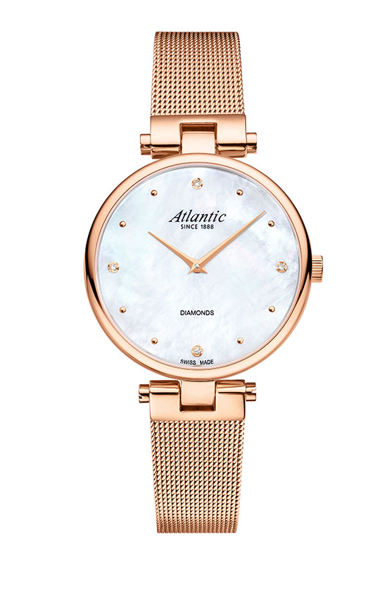 atlantic-watch-elegance-royal-diamonds-damenuhr-ros-gold-pvd-perlmutt image 1