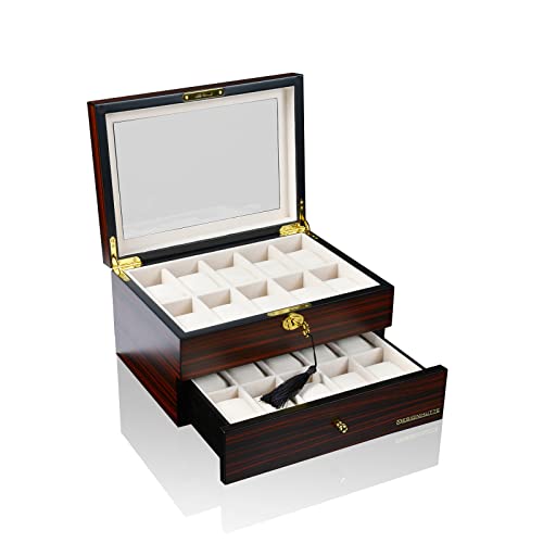 designh-tte-auckland-20-uhrenbox-mahagoni-f-r-20-uhren image 6