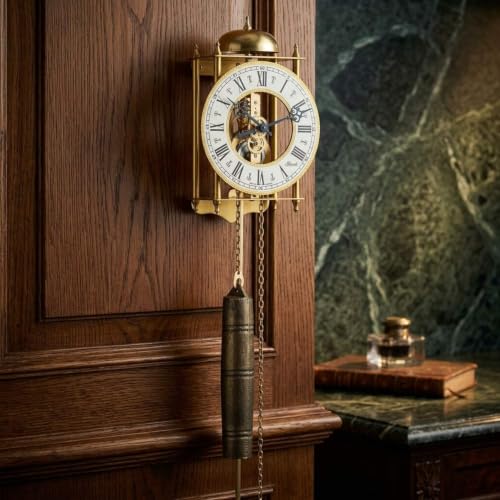 hermle-70332-000711-skelett-pendelwanduhr-gold image 6