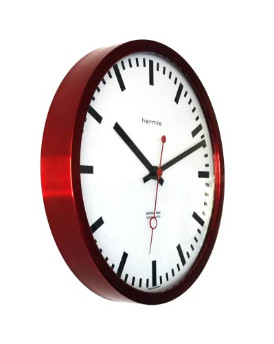 hermle-bahnhofsuhr-30471-362100-quarz-rot image 6