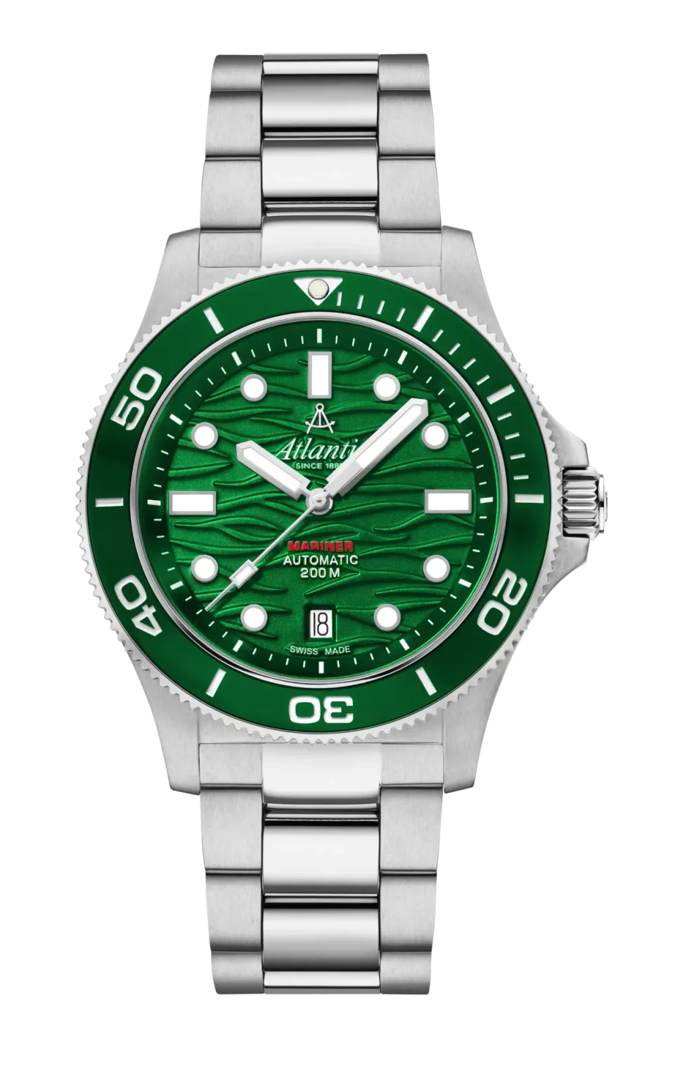 atlantic-watch-mariner-wave-automatik-herrenuhr-gr-n-stahl image 1