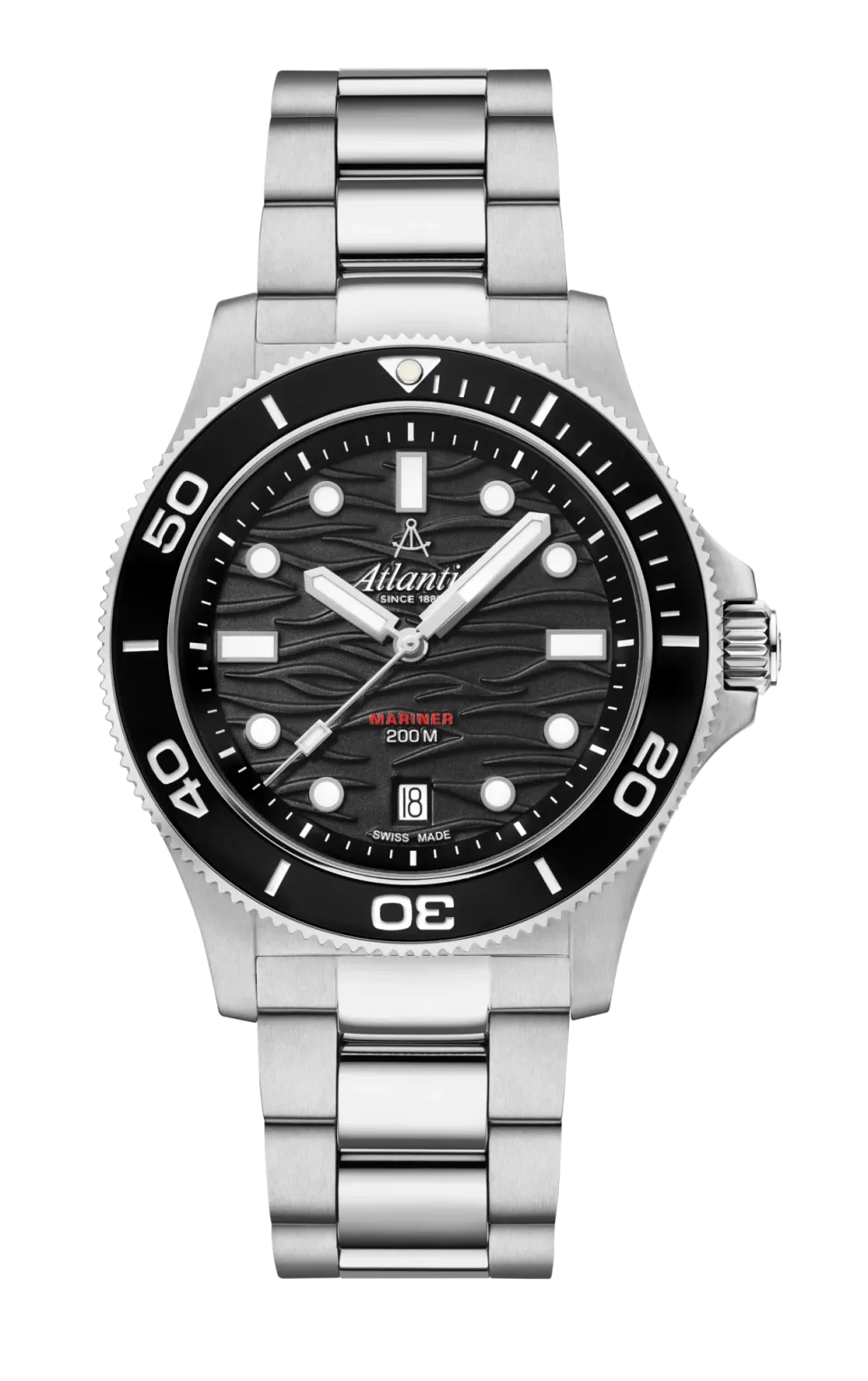 atlantic-watch-mariner-quartz-wave-herrenuhr-schwarz-42mm image 1