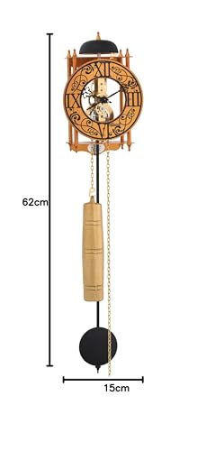 hermle-71015-t10711-skelett-pendelwanduhr-orange-8-tage-62-cm image 8