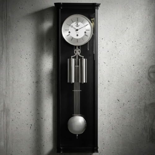 hermle-regulator-mechanisch-8-tage-westminster-schwarz-nickel image 6