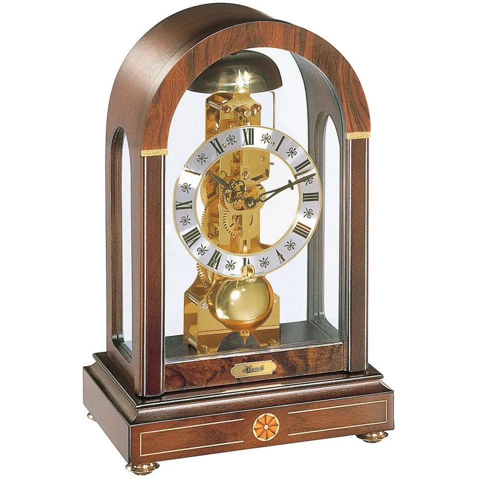 hermle-22712-030791-skelett-tischuhr-nussbaum-14-tage-schlagwerk image 1