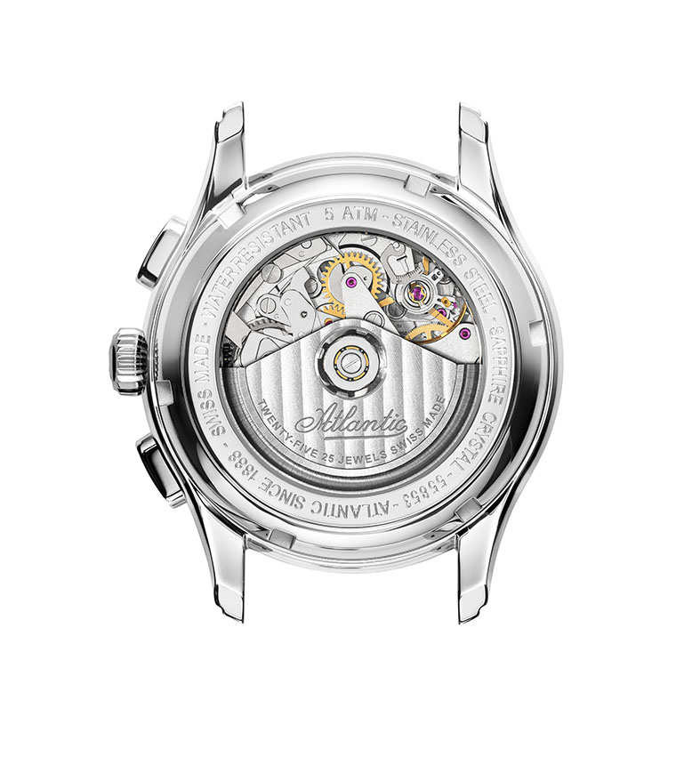 atlantic-watch-worldmaster-prestige-valjoux-chronograph-herrenuhr-creme-edelstah image 2