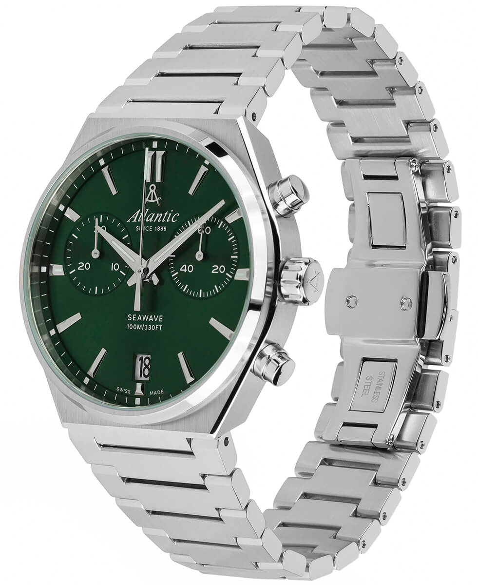 atlantic-watch-seawave-chrono-gr-n-metallband-40mm image 3