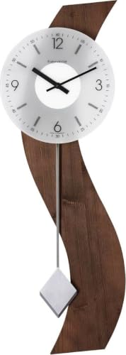 hermle-71004-042200-schlichte-wanduhr-mit-pendel-eiche-quarz image 4