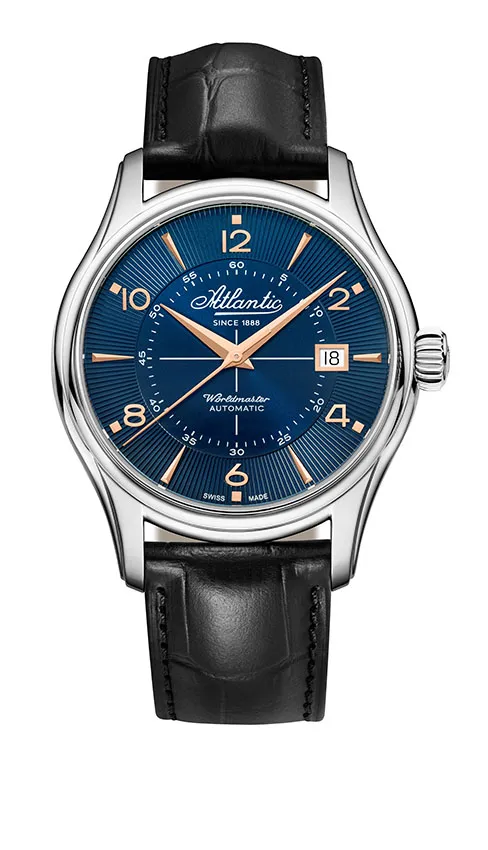 atlantic-watch-worldmaster-1888-automatic-vintage-edition-40mm-herrenuhr-blau-ro image 1