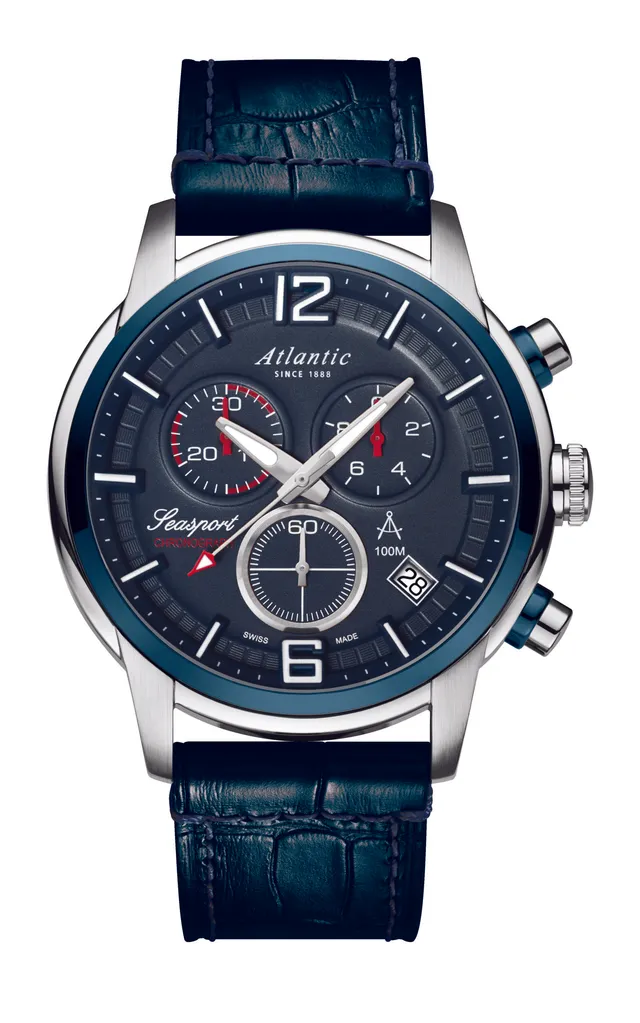 atlantic-watch-seasport-chronograph-blau image 1