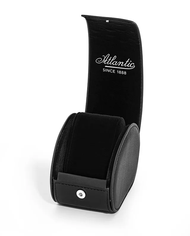 atlantic-watch-compact-travel-watch-box-uhrenbox-veganes-leder image 1