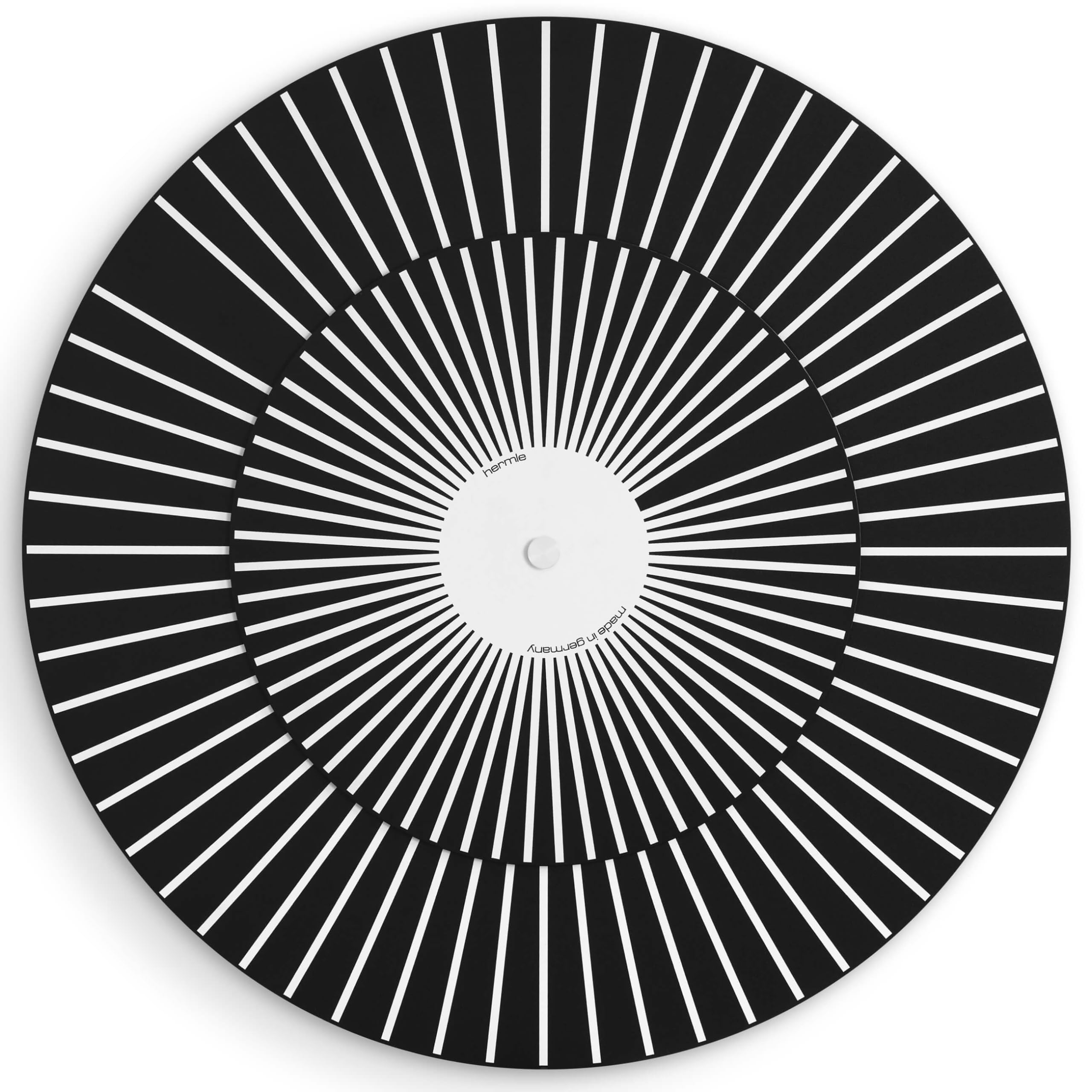 hermle-design-wanduhr-118-zeiger-schwarz-50cm-quarz-30930-742100 image 1