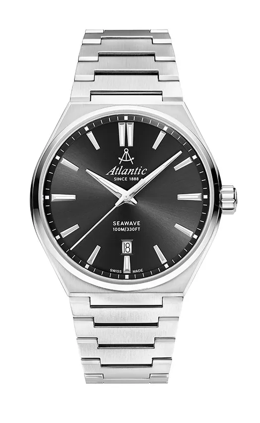 atlantic-watch-seawave-gents-40mm-quartz-schwarzes-zifferblatt image 1