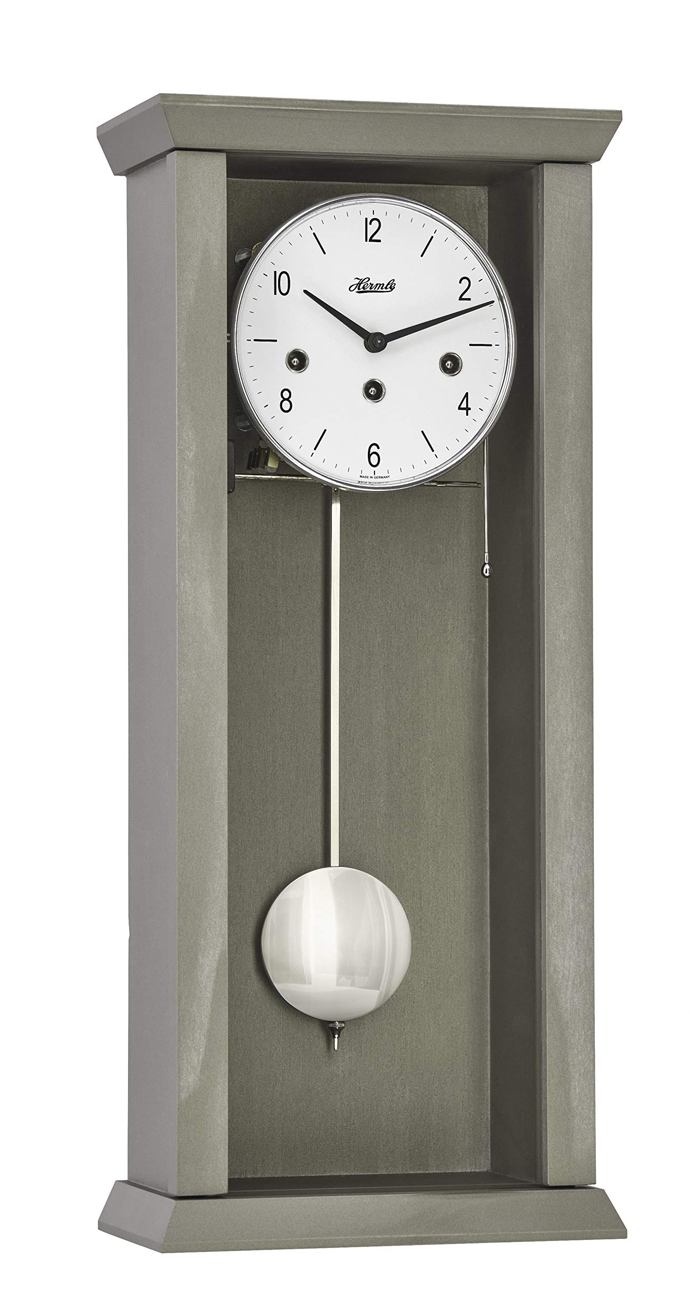 hermle-71002-u60341-avantgardistische-pendelwanduhr-mechanisch-westminster-57-cm image 1