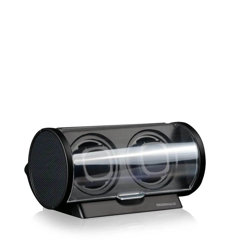 designh-tte-tubix-uhrenbeweger-f-r-2-automatikuhren-schwarz-carbon image 1