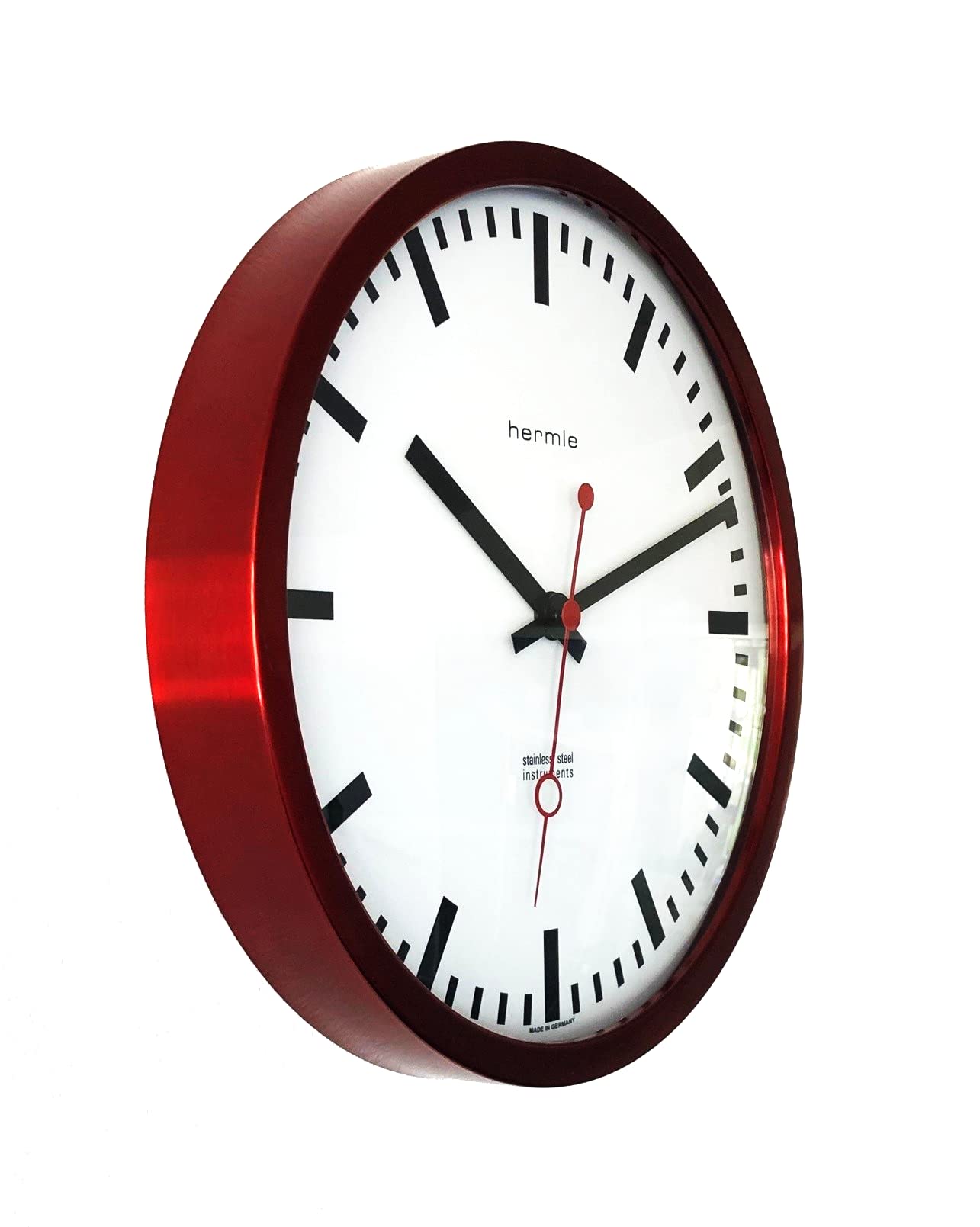 hermle-bahnhofsuhr-30471-362100-quarz-rot image 2