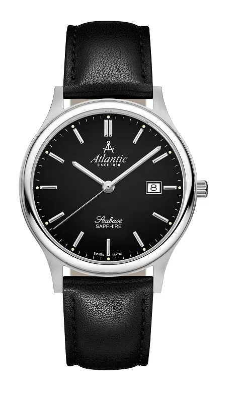 atlantic-watch-seabase-herren-armbanduhr-black-dial image 1