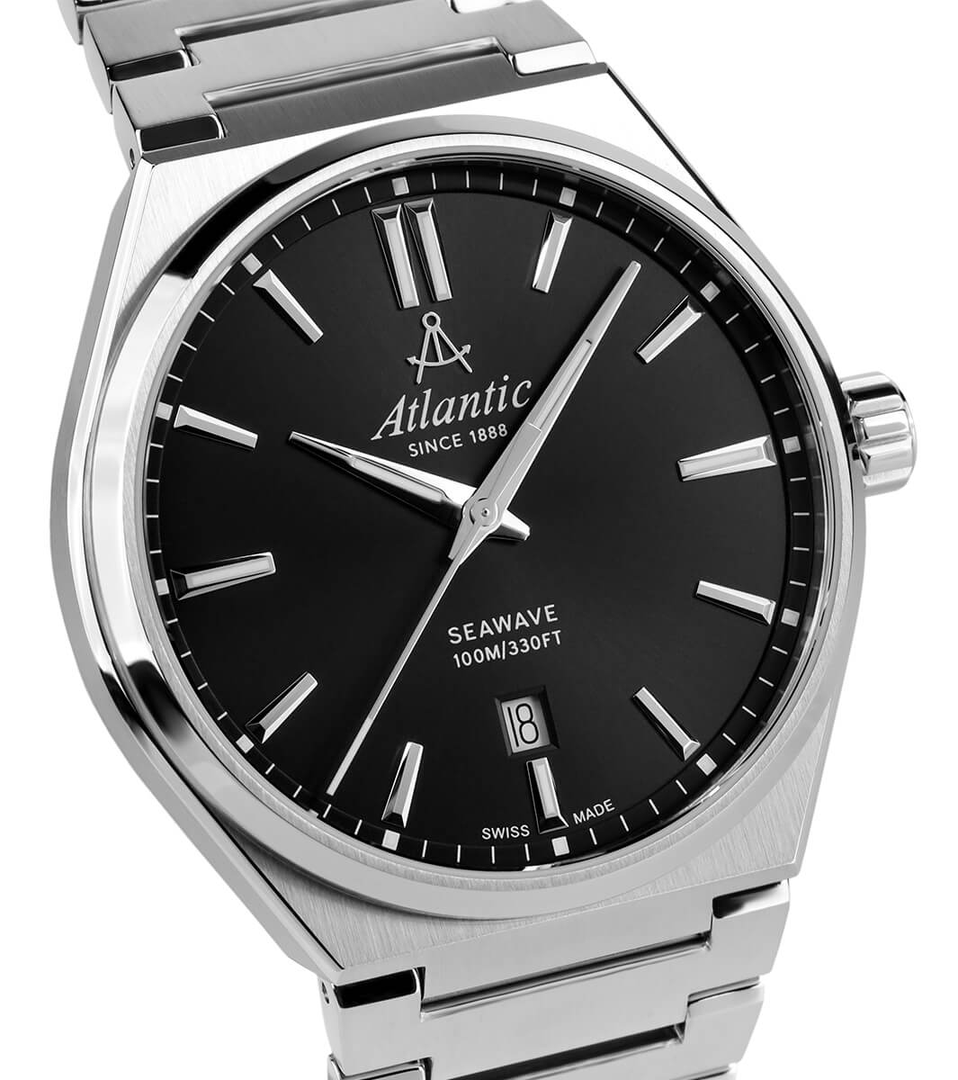 atlantic-watch-seawave-gents-40mm-quartz-schwarzes-zifferblatt image 6