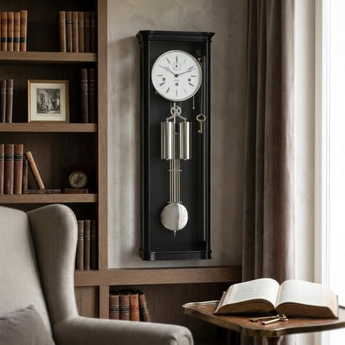 hermle-regulator-mechanisch-8-tage-westminster-schwarz-nickel image 5