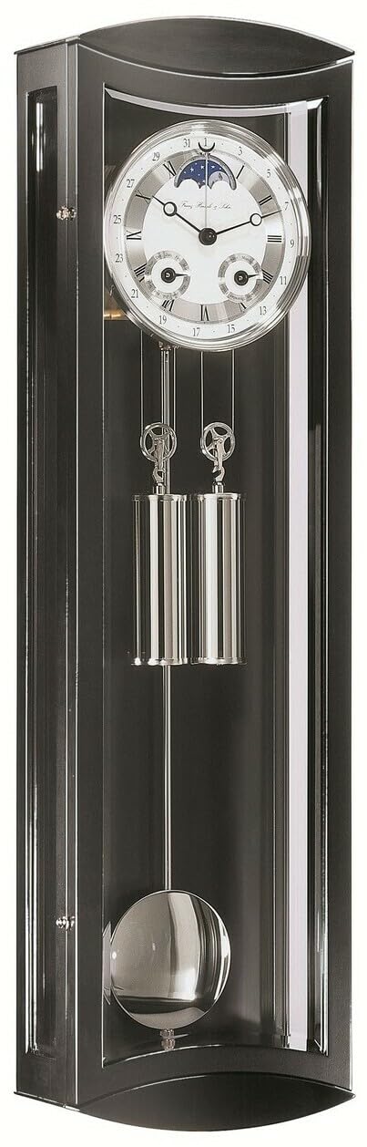 hermle-mornington-70650-740058-regulator-pendelwanduhr-schwarz image 1