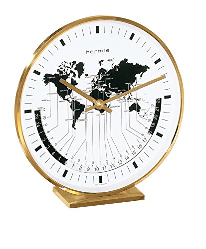 hermle-22704-002100-messing-stiltischuhr-weltanzeige-gold image 2